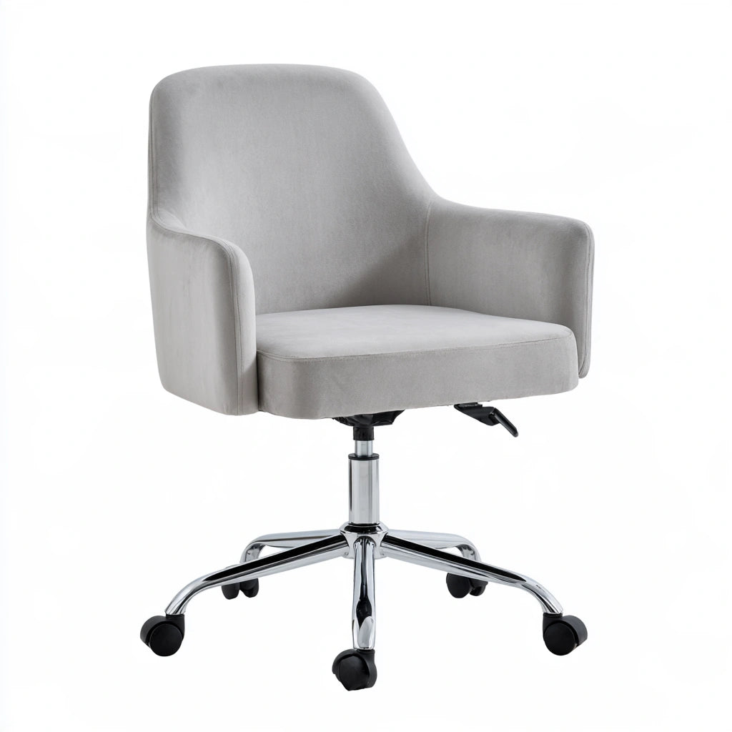 Table de travail réglable aux lignes épurées, coloris gris clair
